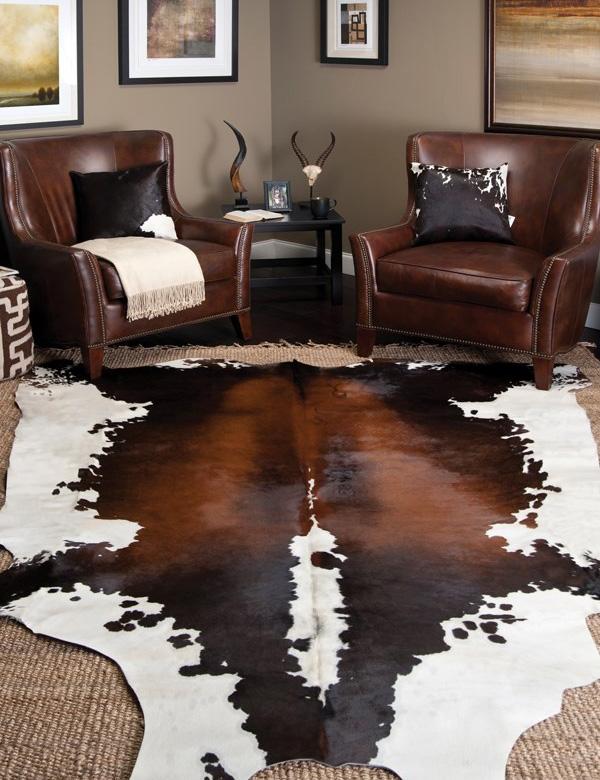 Cowhide Rug Natural Manufactured